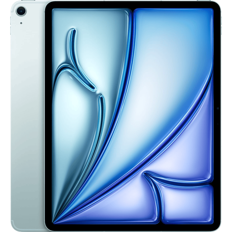 iPad Air 13″ (M3) eSIM 5G niebieski front i tył