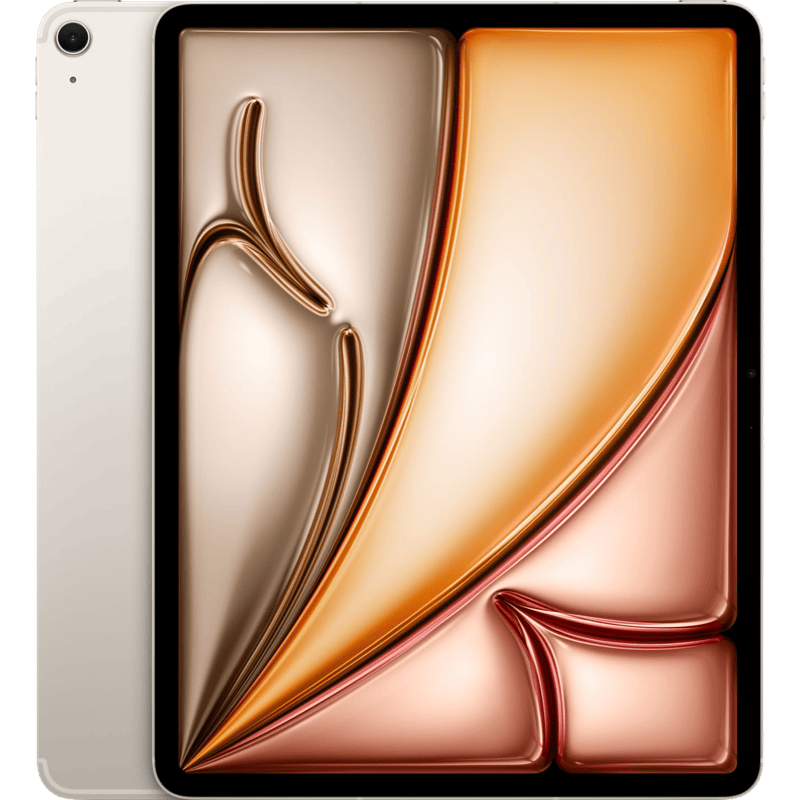 iPad Air 11″ (M3) eSIM 5G księżycowa poświata front i tył