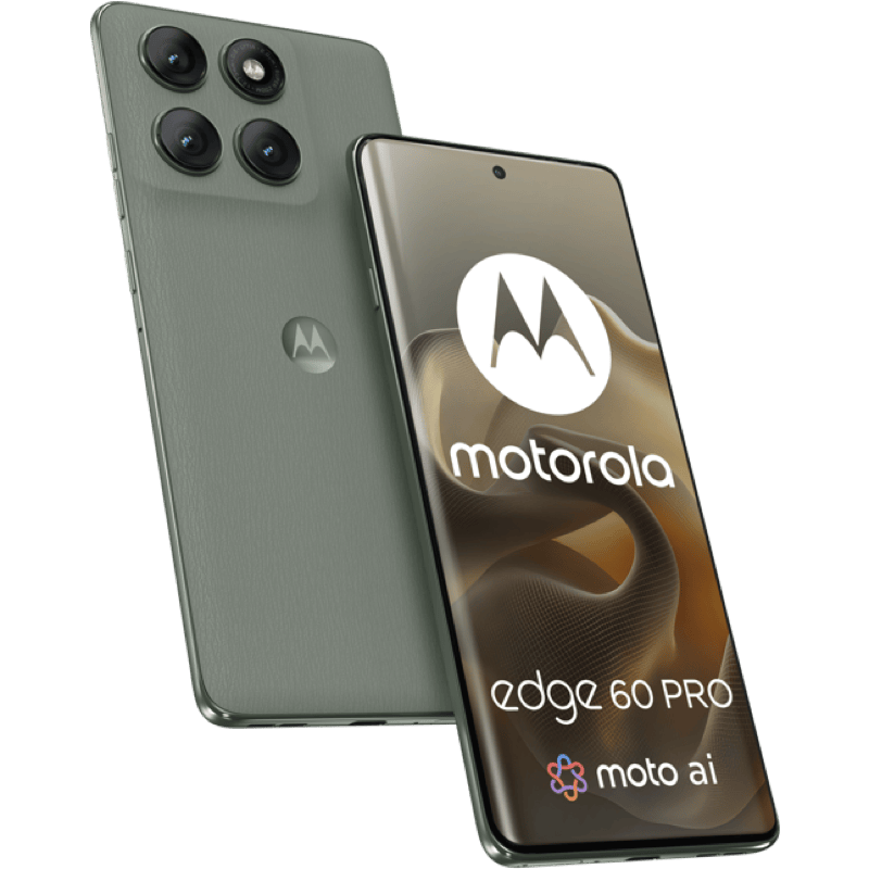 Motorola edge 60 pro 5G 12/512GB oliwkowy front i tył